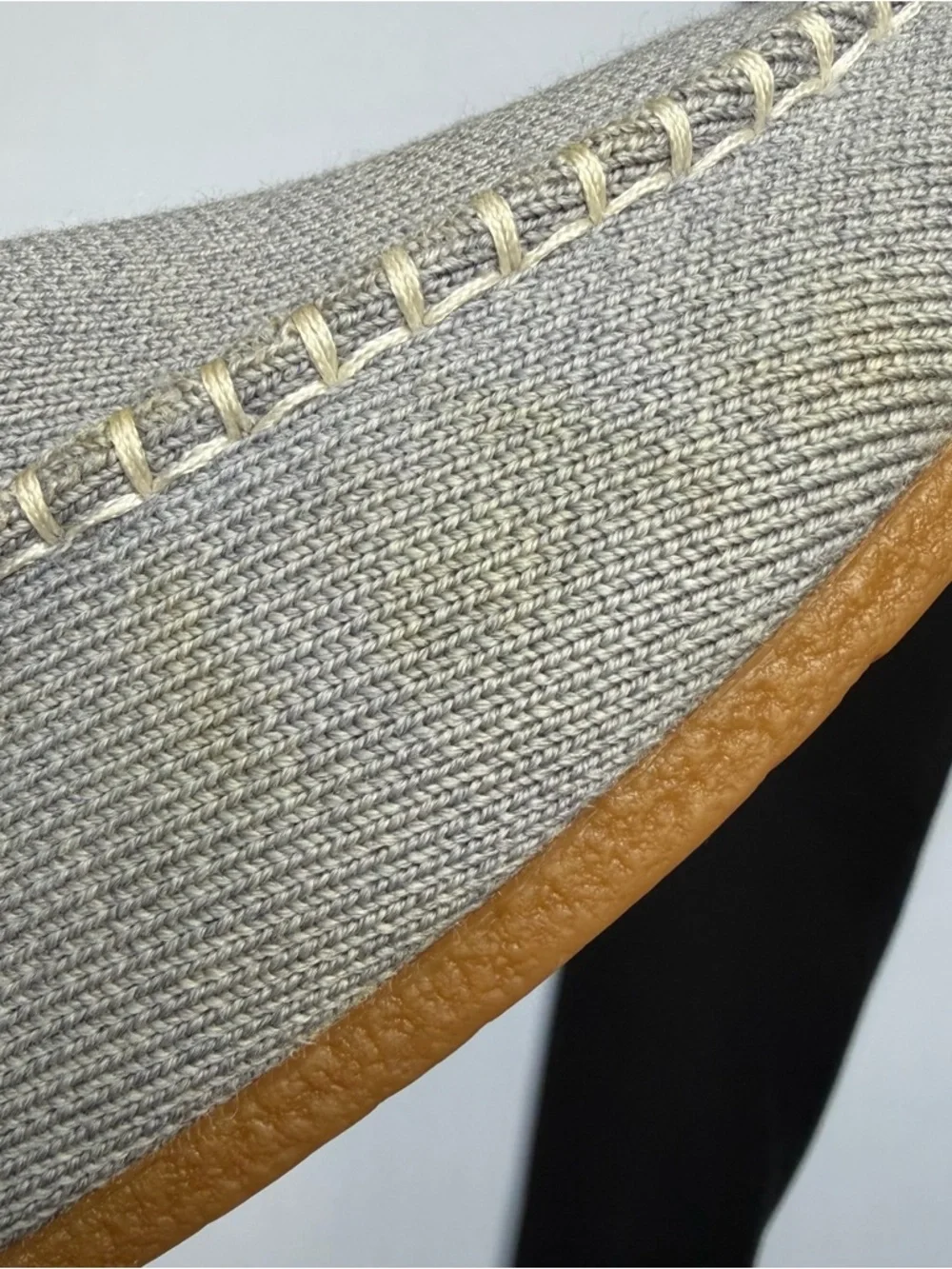 Rothy's The Scuff Slipper Sz 6 Glacier Grey Wool Blend with Sherpa Lining READ - Picture 5 of 15